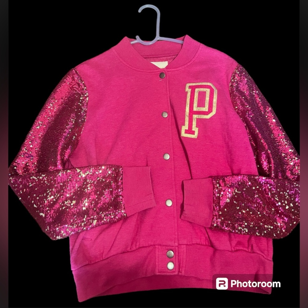 RARE VS Pink Varsity Jacket